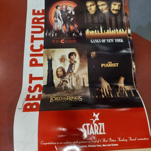 Starz Movie Posters Collection Theater Box Office Hits Large Movie Posters - Picture 8 of 11